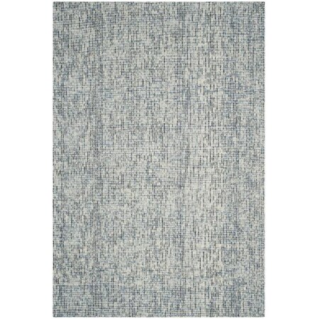 Safavieh 6 x 9 ft. Abstract Hand Tufted Medium Rectangle Area Rug, Blue and Charcoal ABT468B-6